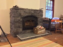 120+ year old Reno. Astria Montecito fireplace installed.