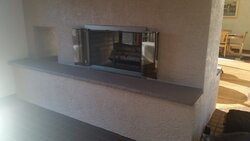 Insert in raised existing wood fireplace advice.
