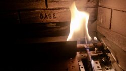 Flame won't travel down burner on Valor insert
