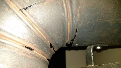 [Hearth.com] Creosote on outside of pipes
