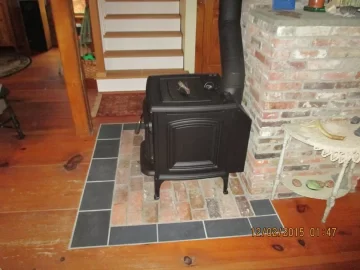 [Hearth.com] new stove coming, enlarged my hearth