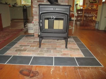 [Hearth.com] new stove coming, enlarged my hearth