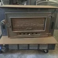 [Hearth.com] Installing cast iron insert in old stone fireplace.