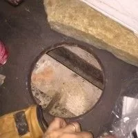 [Hearth.com] Installing cast iron insert in old stone fireplace.