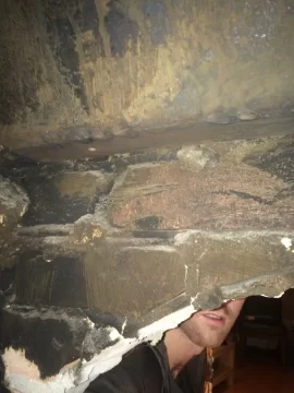 [Hearth.com] squaring off/ removing fireplace arch
