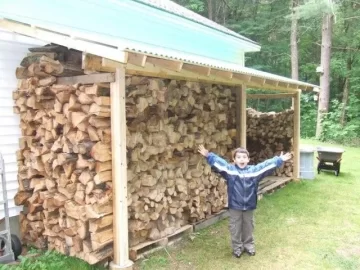[Hearth.com] Pic's of new wood shed