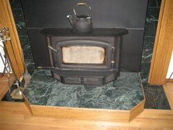 Install fireplace insert in prefab fireplace