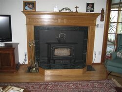 Install fireplace insert in prefab fireplace