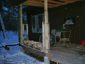 [Hearth.com] who piles up wood on there front porch?