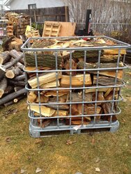 Do you dry wood in IBC totes?