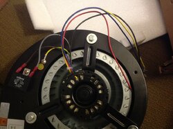 Wiring a new distribution motor for an Accentra
