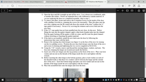 [Hearth.com] How to solve slumping door problem, not sealing