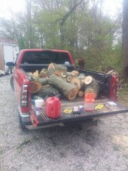 my saw and wood hauler