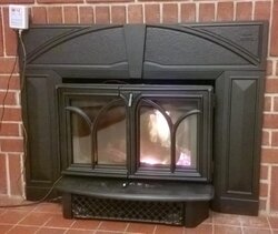 Jotul C450 replacement blower installed. Not overly impressed, but...