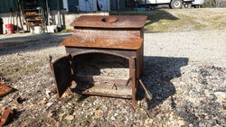 old home made stove, copied from some fisher model