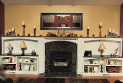 Total fireplace remodel