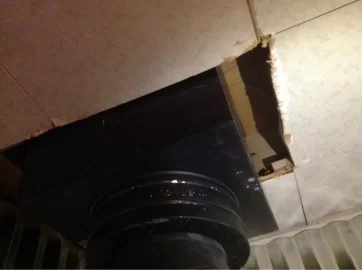 [Hearth.com] Clearances on ceiling support box