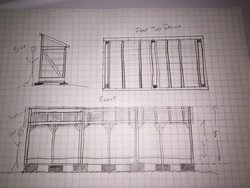 Design for a 120 sq ft wood shed