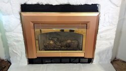 Converting a propane insert to a wood stove