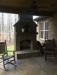 Building an outdoor fireplace