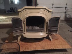 My first wood stove
