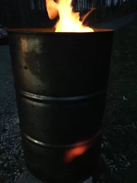 Ugly drum smoker!