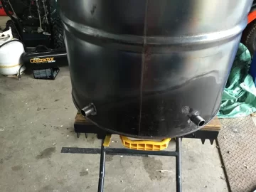 Ugly drum smoker!