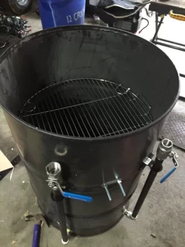 Ugly drum smoker!