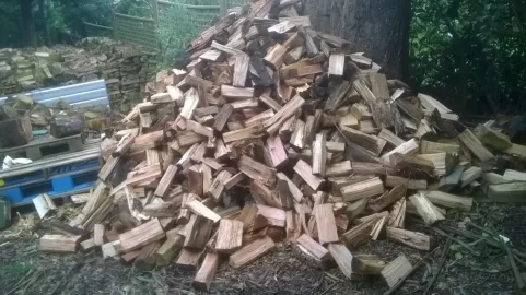 [Hearth.com] Moved house - had to move a 'bit' of firewood...... pics..