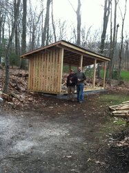 Finally built myself a wood shed
