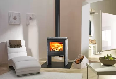 [Hearth.com] TV next to soapstone surrounded stove?