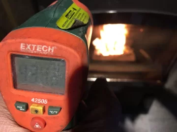 [Hearth.com] What is your temperature of room air coming out of your pellet stove