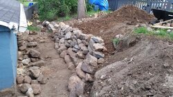 Boulder Retaining Wall Project