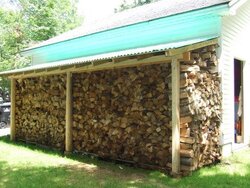 Wood shed capacities