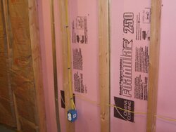 styrofoam insulation on basement walls
