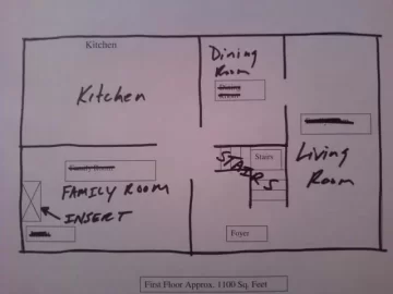 [Hearth.com] Opinions on Floor Plan with Wood Insert