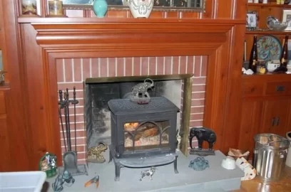 [Hearth.com] Making a sheetmetal mantel shield
