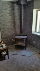 Finished tiling the Hearth