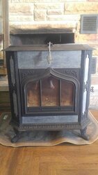 Great find on CL! My first catalytic stove.