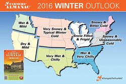 A even warmer and less snowy winter ahead according to the new issue of The Old Farmers Almanac!