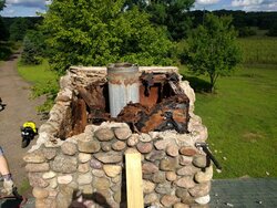 New log home... fireplace woes