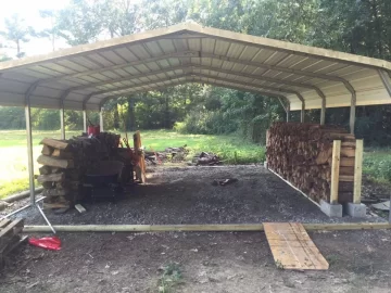 [Hearth.com] Finally finished my wood shed!