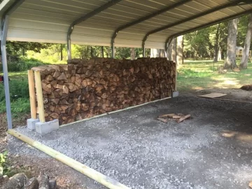 [Hearth.com] Finally finished my wood shed!