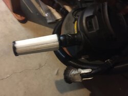 Oneida Filter System and Shop Vac Exhaust Filter question