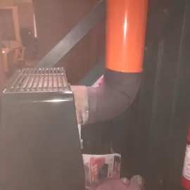 [Hearth.com] Efel wood fireplace chimney piping