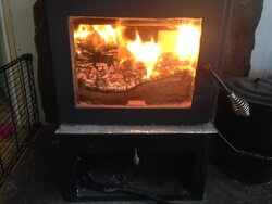 Top-Down in a Wood Stove