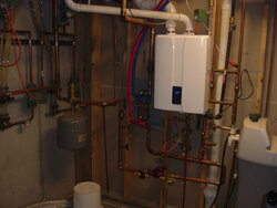 What should I set gas boiler settings at?