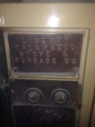 Antique Kalamazoo wood burning stove