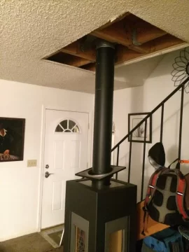 [Hearth.com] Drywall clearance to DuraVent pipe