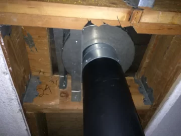 [Hearth.com] Drywall clearance to DuraVent pipe